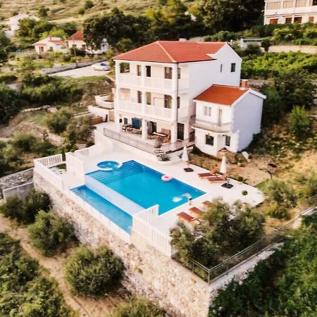 Sea View Luxury Apart Hotel Villa Conte With Swiming Pool And Romantic Spa Podstrana Eksteriør bilde