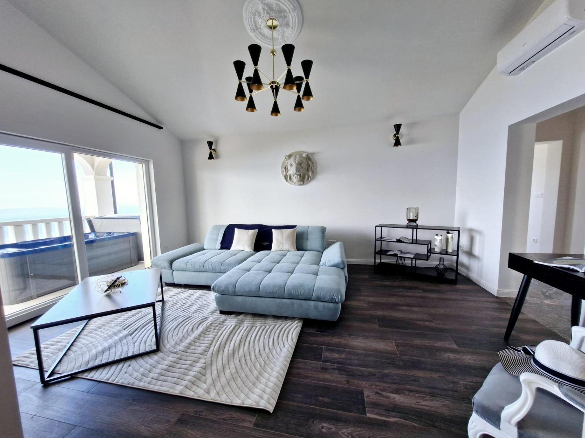 Sea View Luxury Apart Hotel Villa Conte With Swiming Pool And Romantic Spa Podstrana Eksteriør bilde