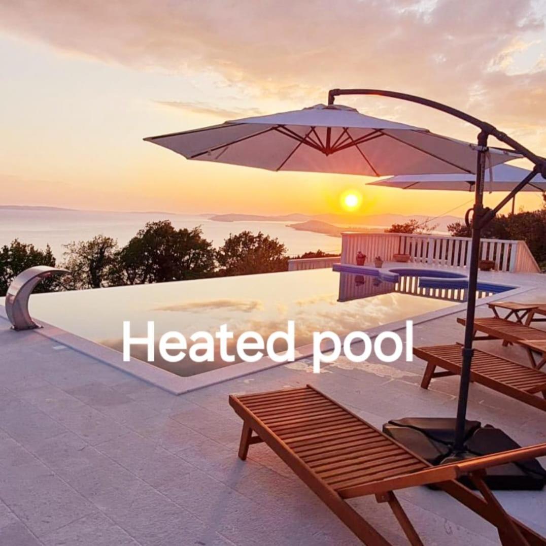 Sea View Luxury Apart Hotel Villa Conte With Swiming Pool And Romantic Spa Podstrana Eksteriør bilde